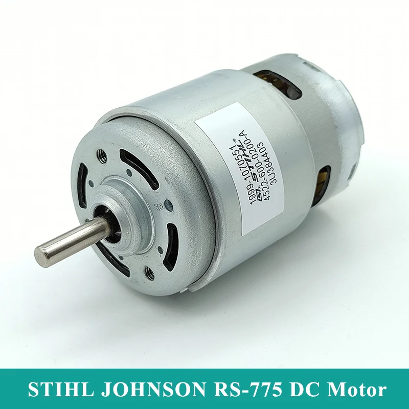 JOHNSON RS-775 DC Motor Engine DC 12V 18V 24V High Speed Power Dual Ball Bearing 42mm Motor DIY Drill Circular Saw Garden Tools
JOHNSON RS-775 DC Motor Engine DC 12V 18V 24V High Speed Power Dual Ball Bearing 42mm Motor DIY Drill Circular Saw Garden Tools