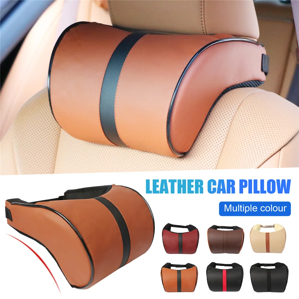 Car Seat Neck Pillow Car Leather Memory Foam Massage Pillow Seat Head Neck Head Rest Cushions Travel Interior Car Accessories
Car Seat Neck Pillow Car Leather Memory Foam Massage Pillow Seat Head Neck Head Rest Cushions Travel Interior Car Accessories
