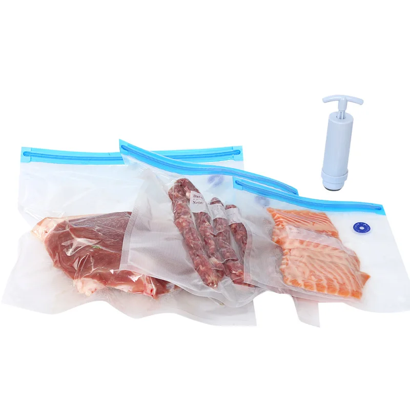 Manual Air Pump Food Vacuum Compression Bag Vacuum Preservation Bag Grain Vacuum Bag Refrigerator Storage To Remove Odor
Manual Air Pump Food Vacuum Compression Bag Vacuum Preservation Bag Grain Vacuum Bag Refrigerator Storage To Remove Odor