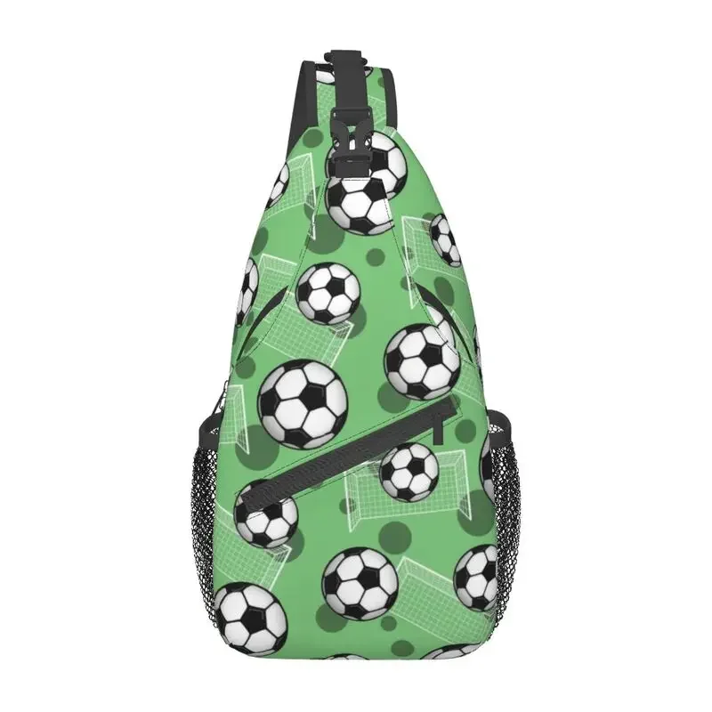 Soccer Ball And Goal Green Pattern Sling Chest Bag Custom Football Shoulder Crossbody Backpack for Men Cycling Camping Daypack
Soccer Ball And Goal Green Pattern Sling Chest Bag Custom Football Shoulder Crossbody Backpack for Men Cycling Camping Daypack