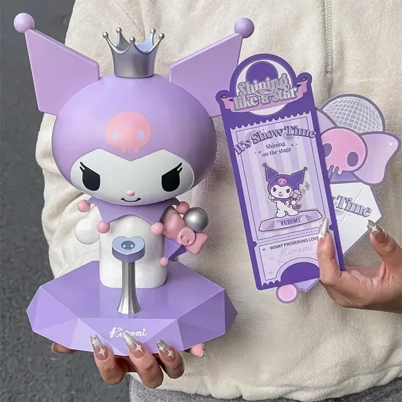 Sanrio Kuromi Bluetooth Speaker Stage Star Speaker Cartoon Anime Speaker Desktop Decoration Toys Children Christmas Gift
Sanrio Kuromi Bluetooth Speaker Stage Star Speaker Cartoon Anime Speaker Desktop Decoration Toys Children Christmas Gift