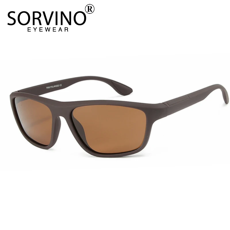 

SORVINO Retro Big Square Sunglasses Polarized Men 2020 Luxury Brand Designer 90s Sun Glasses Mens High Quality Blue Shades P390