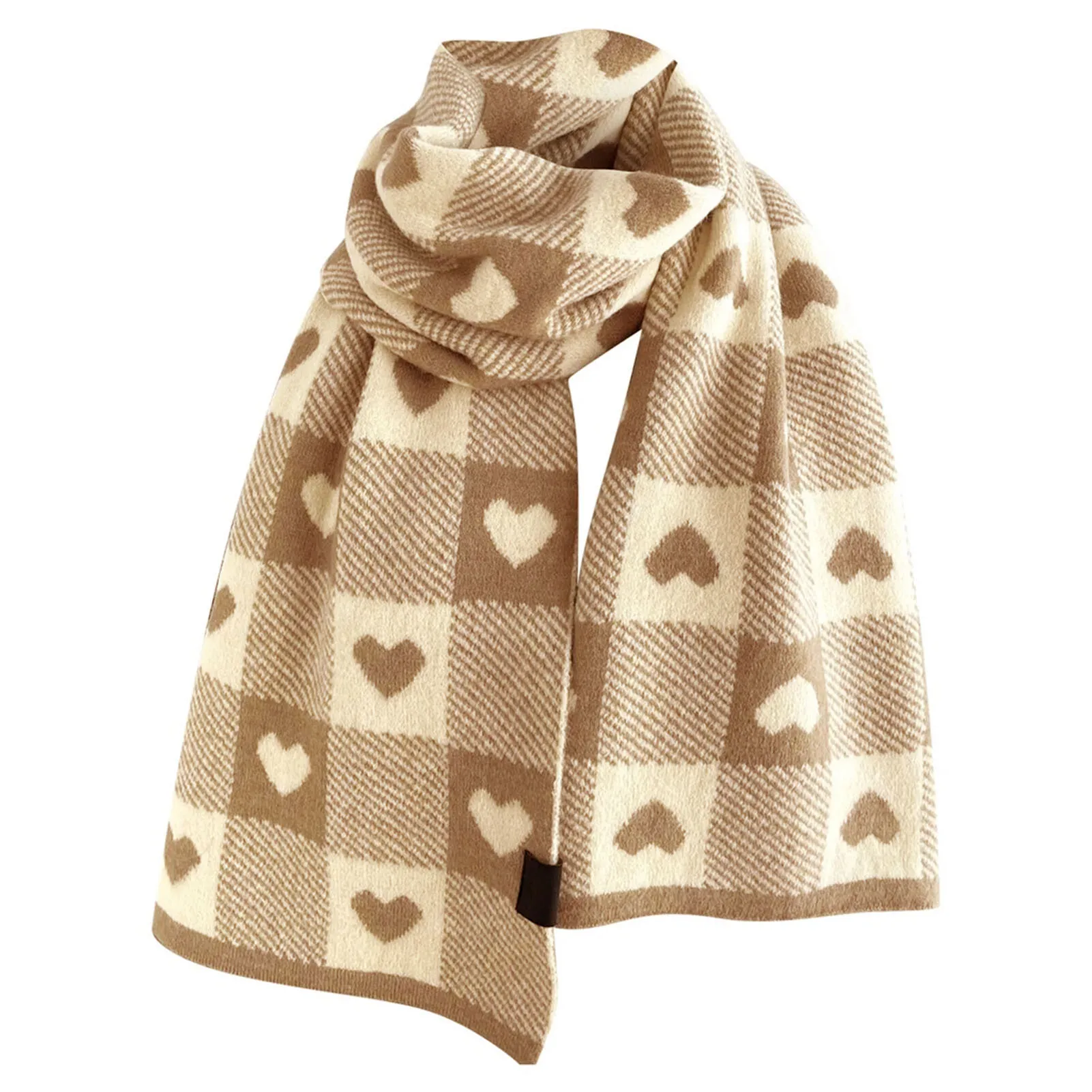 Classic Winter Plaid Scarf Love Checkerboard Scarf Thick Fabric Long Scarves Gifts for Ladies and Girls
Classic Winter Plaid Scarf Love Checkerboard Scarf Thick Fabric Long Scarves Gifts for Ladies and Girls