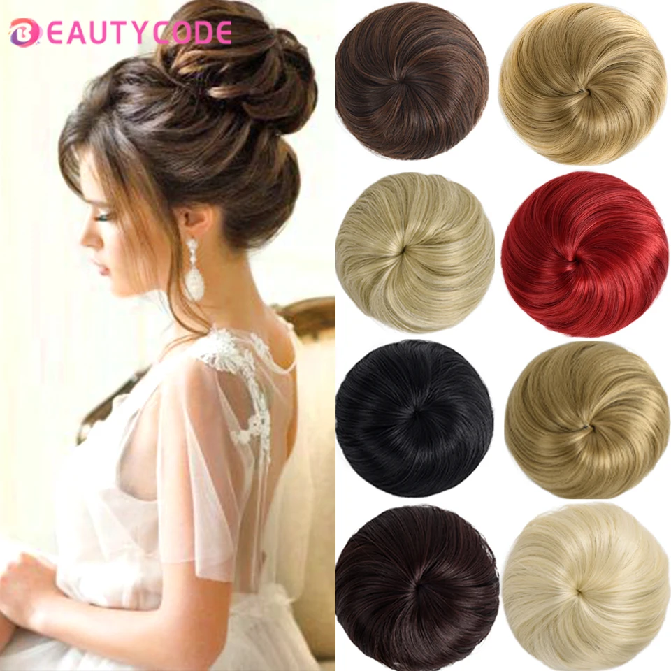 

BEAUTYCODE Synthetic Pony Tail Hair Extension Hairpiece Scrunchie Elastic Wave Curly Hairpieces Wrap for Hair Bun Chignon