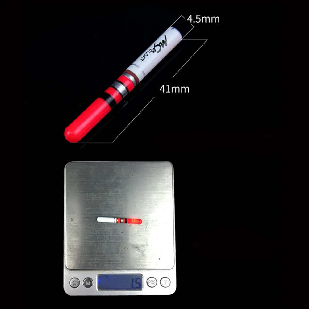 Practical Float Light Sticks Fishing Luminous Up To 30 Meters Visual Distance 10Pcs/set CR322 Battery Operated
Practical Float Light Sticks Fishing Luminous Up To 30 Meters Visual Distance 10Pcs/set CR322 Battery Operated