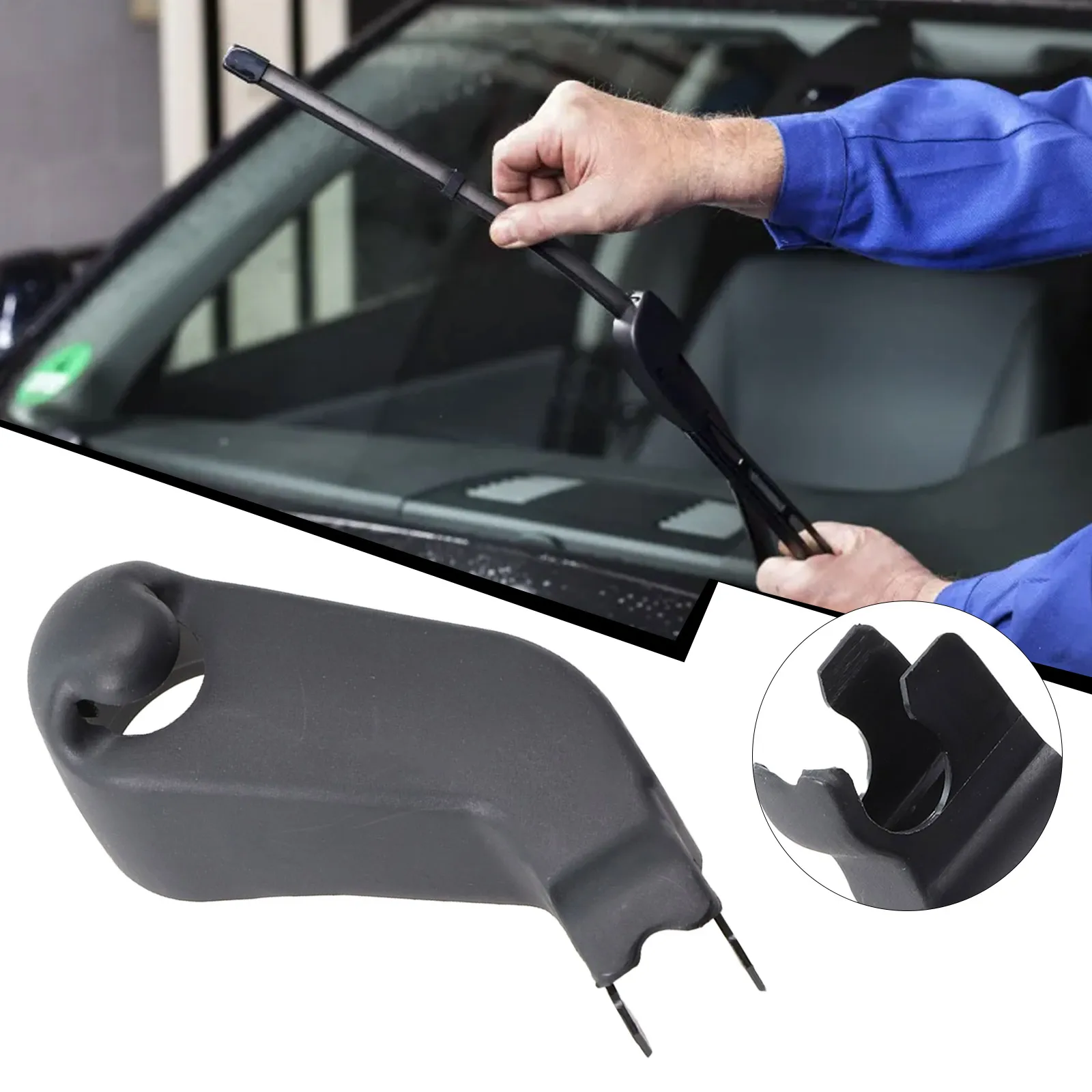 For Golf 1993-1999 Vehicle Rear Windshield Wiper Arm Cover Cap Durable Automotive Exterior Replacement 1H6955435A Black
For Golf 1993-1999 Vehicle Rear Windshield Wiper Arm Cover Cap Durable Automotive Exterior Replacement 1H6955435A Black
