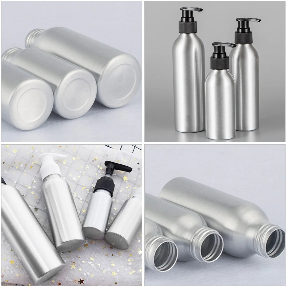 4 Pcs Shampoo Dispensing Aluminum Bottles Spiral Sub Lotion with Pump Liquid Travel
4 Pcs Shampoo Dispensing Aluminum Bottles Spiral Sub Lotion with Pump Liquid Travel