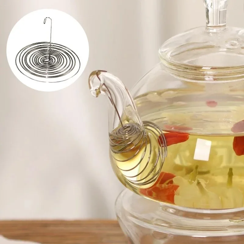 5pcs Teapot Stainless Steel Spring Teapot Nozzle Strainer Set Portable Filter Teapot Strainer Tea Replacement Tea Accessories
5pcs Teapot Stainless Steel Spring Teapot Nozzle Strainer Set Portable Filter Teapot Strainer Tea Replacement Tea Accessories