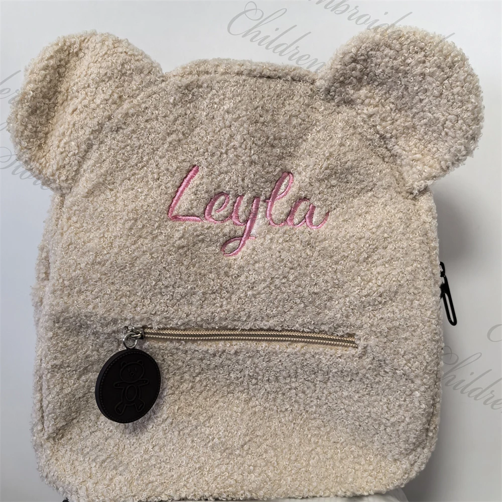 Toddler Backpack Pink\Beige Bag Personalized Name Lightweight Plush Bear Bag Children's Custom Name Outdoor Snack Plush Backpack
Toddler Backpack Pink\Beige Bag Personalized Name Lightweight Plush Bear Bag Children's Custom Name Outdoor Snack Plush Backpack