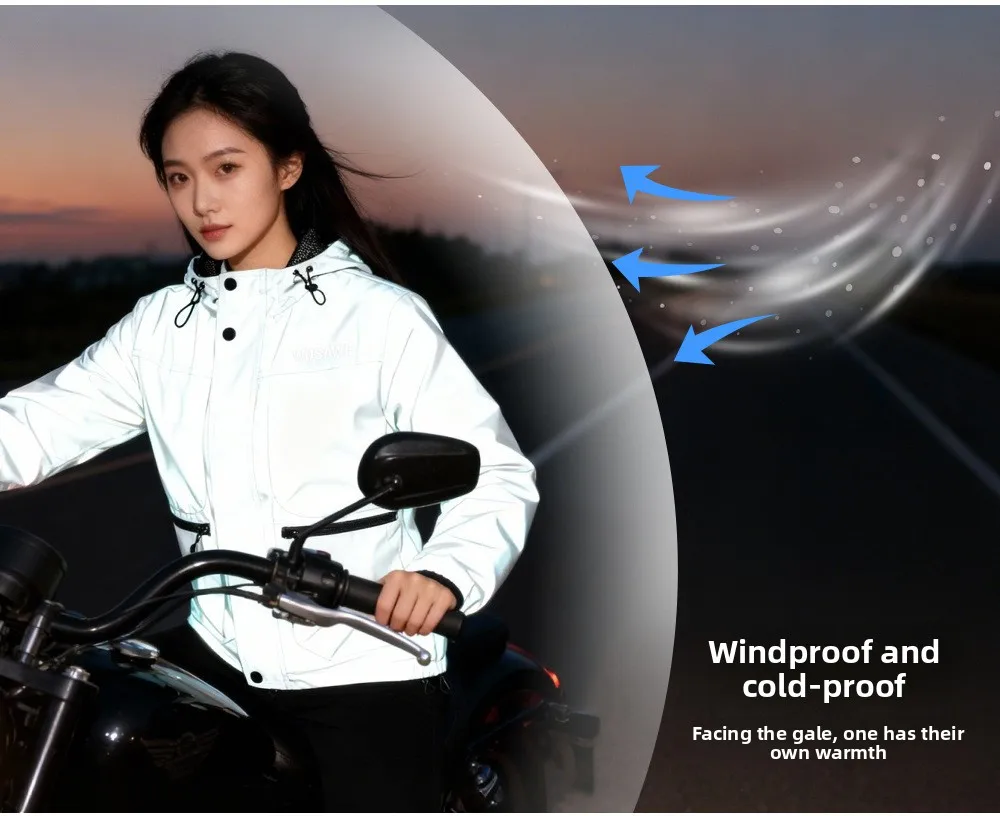 سترة رجالية من WOSAWE مع غطاء للرأس ومقاومة للماء والرياح للرجال والنساء، مناسبة لركوب الدراجات والمشي لمسافات طويلة والجري، سترة بأسلوب الهيب هوب سترة رجالية من WOSAWE مع غطاء للرأس ومقاومة للماء والرياح للرجال والنساء، مناسبة لركوب الدراجات والمشي لمسافات طويلة والجري، سترة بأسلوب الهيب هوب