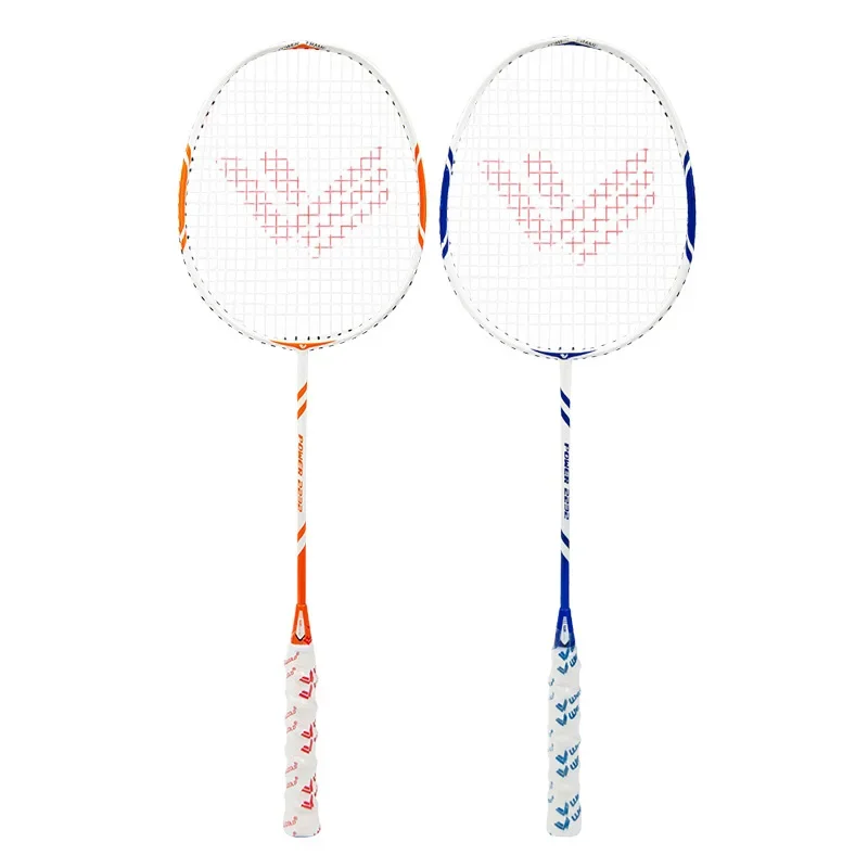

Badminton training racket, aluminum alloy integrated ultra light, high elasticity, and durable double entertainment racket