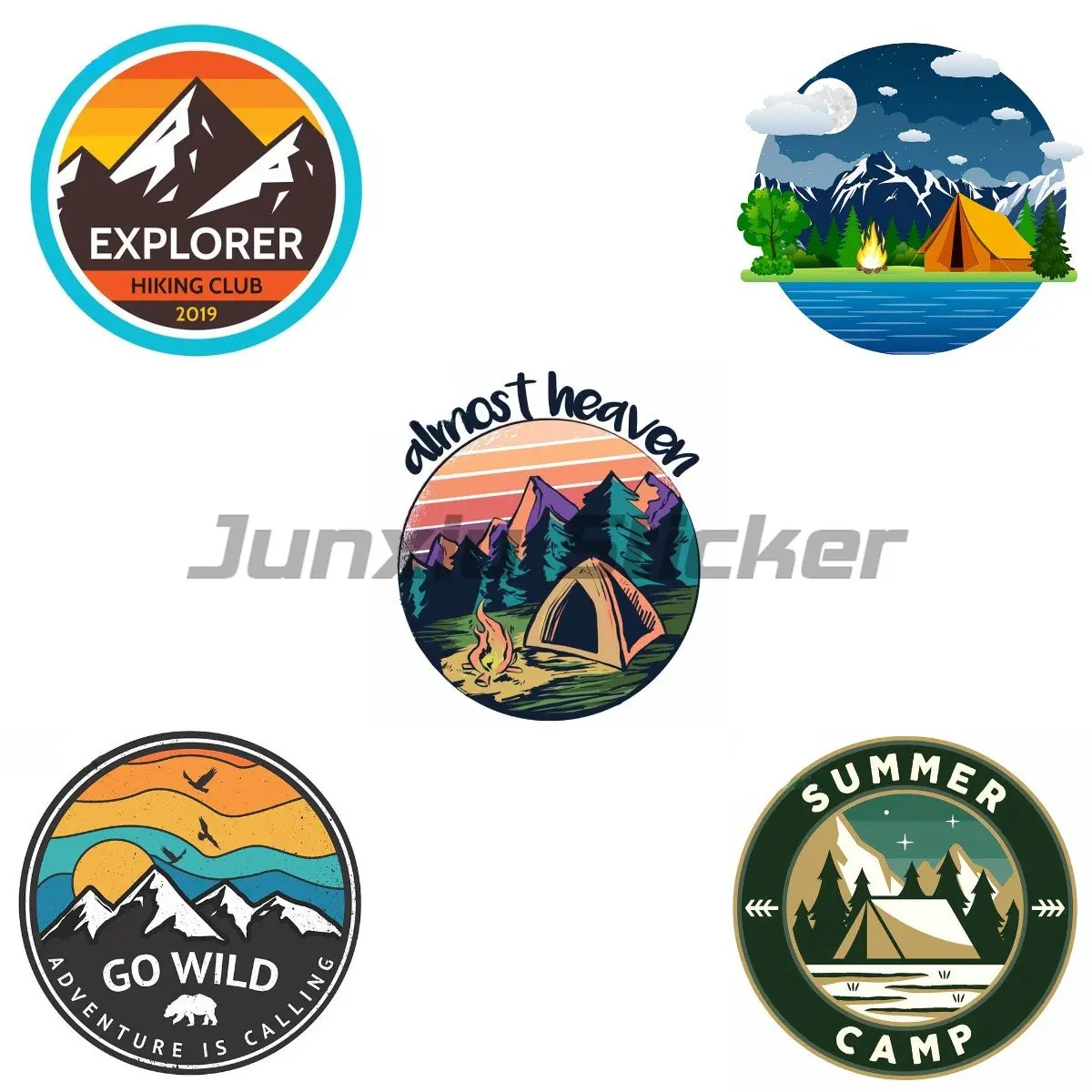 Adventure Expedition Campfire Camping Decal Personality Waterproof Creative Car Stickers Decoration Window Decals Vinyl Sticker
Adventure Expedition Campfire Camping Decal Personality Waterproof Creative Car Stickers Decoration Window Decals Vinyl Sticker