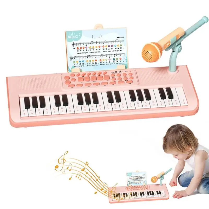 Music Piano Toy 37 Keys Electronic Musical Instrument Piano Musical Learning Educational Toy For Beginners Kids Boys And Girls
Music Piano Toy 37 Keys Electronic Musical Instrument Piano Musical Learning Educational Toy For Beginners Kids Boys And Girls
