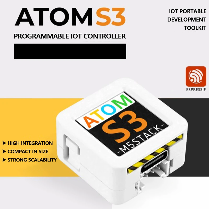 M5Stack AtomS3 ESP32-S3 основной контроллер программируемый встроенный IoT приложение IoT портативный комплект разработки 
M5Stack AtomS3 ESP32-S3 основной контроллер программируемый встроенный IoT приложение IoT портативный комплект разработки