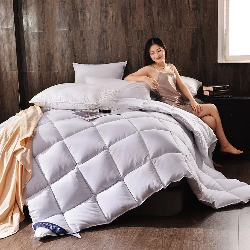

Пуховое одеяло, наполнитель из белого гусиного пуха, 3D пододеяльник для хлеба/одеяло, зимние роскошные одеяла, пуховое одеяло