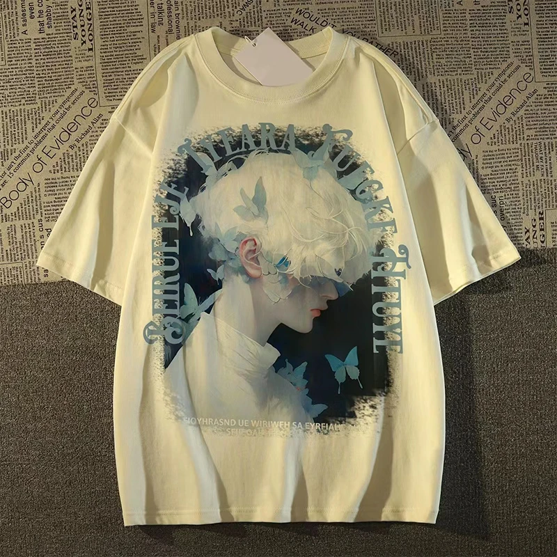Y2K Harajuku T-shirt Aesthetic Anime Portrait Graphic Tshirt Oversized Women Clothes High Street Fashion Short Sleeve Tees Tops
Y2K Harajuku T-shirt Aesthetic Anime Portrait Graphic Tshirt Oversized Women Clothes High Street Fashion Short Sleeve Tees Tops