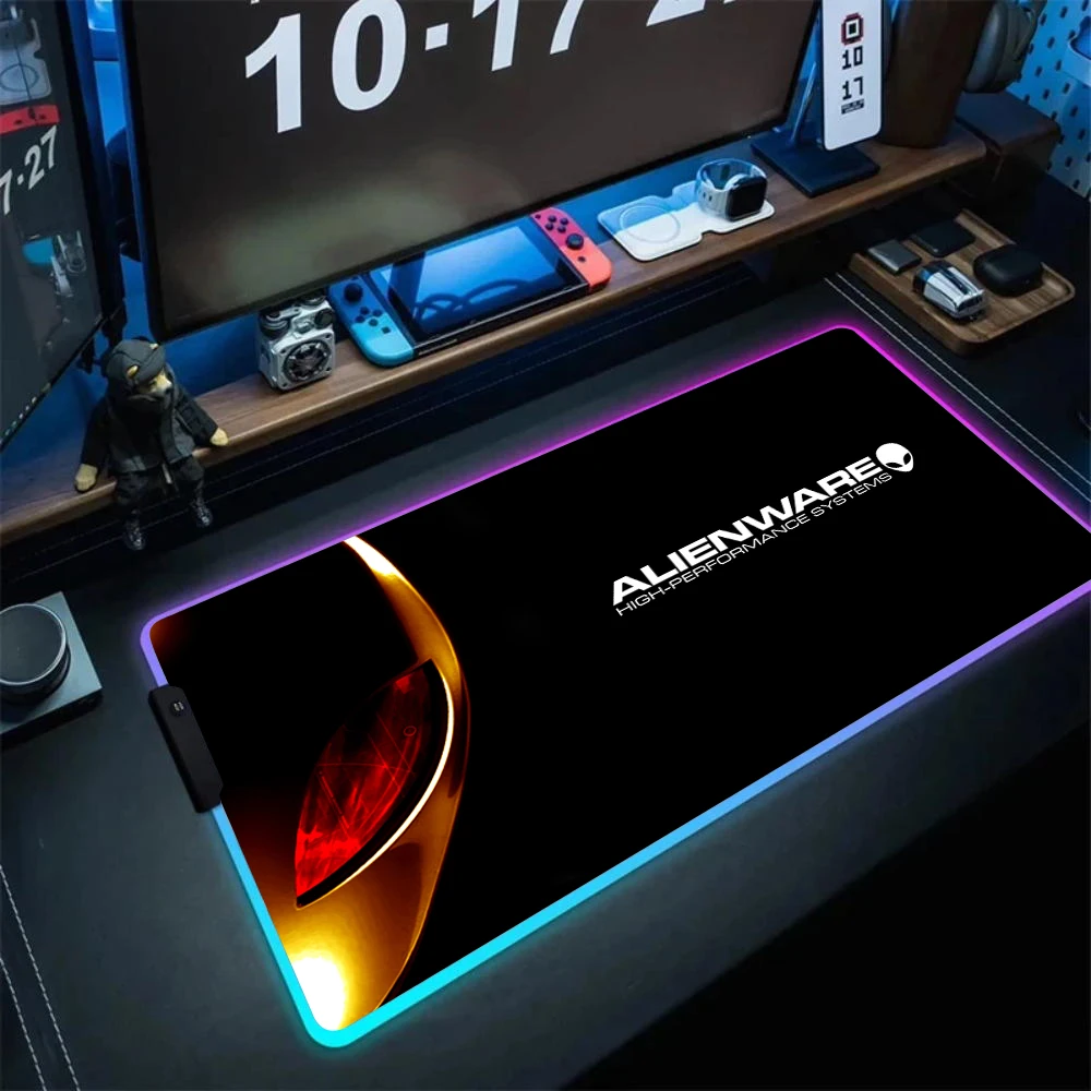 RGB Alienware Gaming Mouse Pad Large PC Gamer Keyboard Desk Mat LED Computer Accessories Tapis De Souris Dazzling Cool Mousepad
RGB Alienware Gaming Mouse Pad Large PC Gamer Keyboard Desk Mat LED Computer Accessories Tapis De Souris Dazzling Cool Mousepad