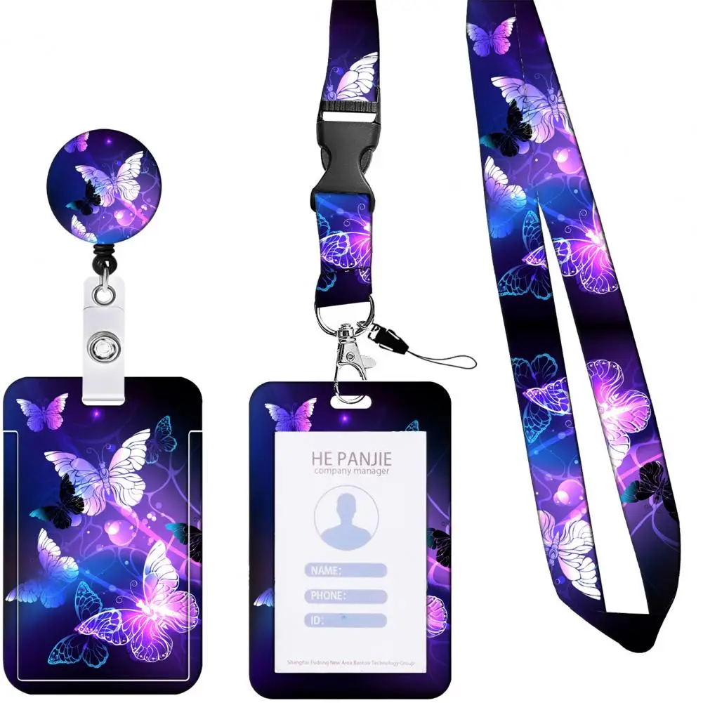 ID Card Holder Various Pattern Printing Slide Opening With Lanyard One Side Transparent Retractable Badge Holder Office Supplies
ID Card Holder Various Pattern Printing Slide Opening With Lanyard One Side Transparent Retractable Badge Holder Office Supplies