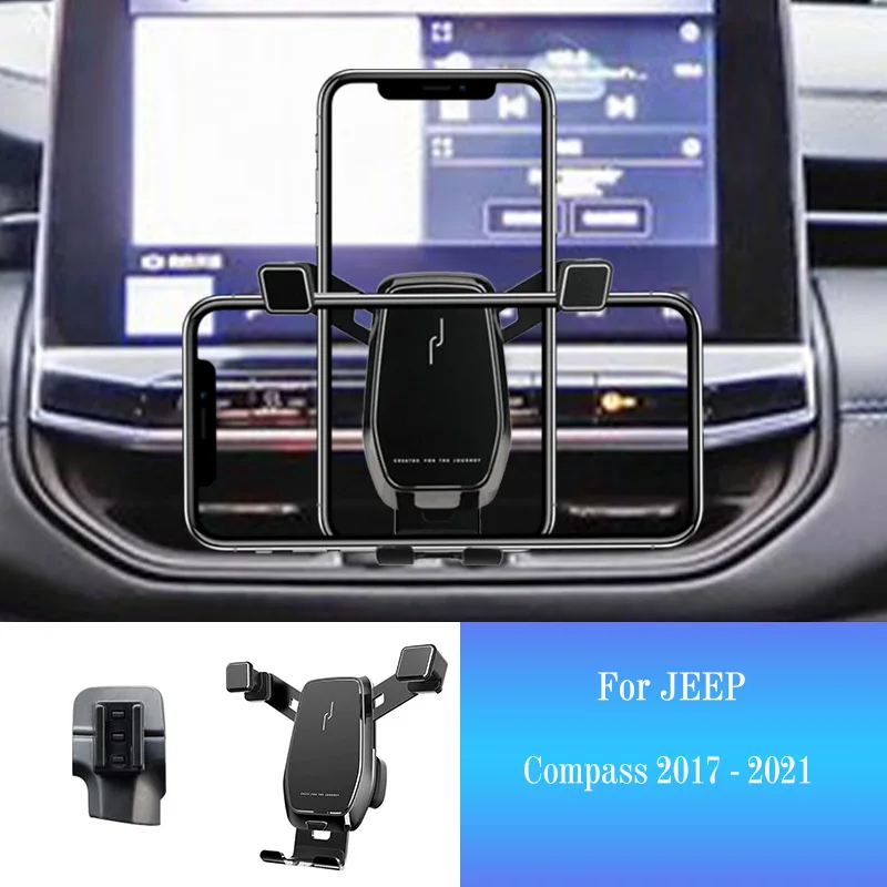 Car Phone Holder for Jeep Compass 2017-2021 Bracket GPS Stand 360 Degree Rotatable Mobile Smartphone Support Mount Accessories
Car Phone Holder for Jeep Compass 2017-2021 Bracket GPS Stand 360 Degree Rotatable Mobile Smartphone Support Mount Accessories