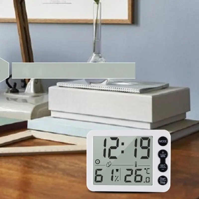 Thermometer Hygrometer With LCD Digital Room Electronic Temperature Humidity Meter Sensor Gauge Weather Station For Home
Thermometer Hygrometer With LCD Digital Room Electronic Temperature Humidity Meter Sensor Gauge Weather Station For Home