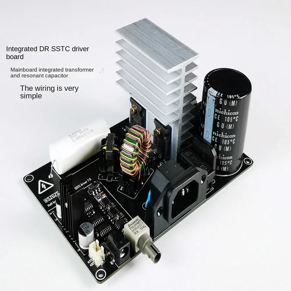 Integrated Tesla Coil Driver Board Half Bridge DRSSTC Music Tesla Coil Core Driver Module
Integrated Tesla Coil Driver Board Half Bridge DRSSTC Music Tesla Coil Core Driver Module