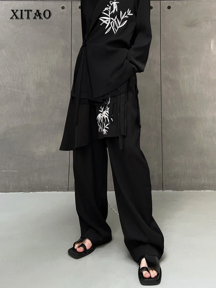 XITAO False Two Pieces Pants Fashion Irregular Embroidery Patchwork Women Black Pants 2023 Autumn Personality New DMJ2252
XITAO False Two Pieces Pants Fashion Irregular Embroidery Patchwork Women Black Pants 2023 Autumn Personality New DMJ2252