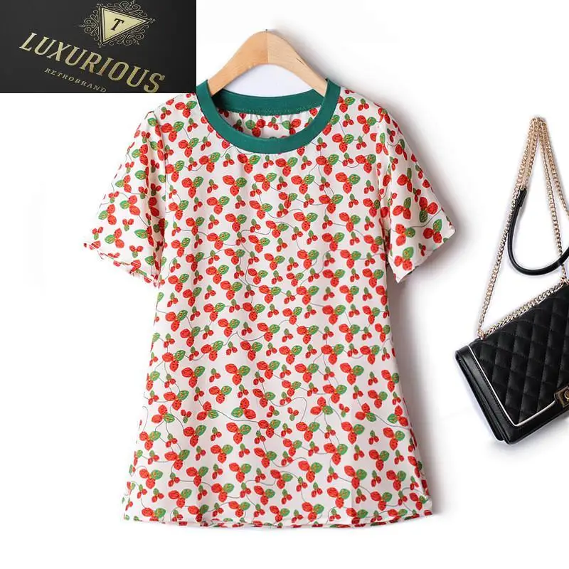 Fashion Woman Blouses 2024 Summer Fun Flower Thin Chiffon Printing Round Neck Stitching Korean Oversized T-shirt 4XL
Fashion Woman Blouses 2024 Summer Fun Flower Thin Chiffon Printing Round Neck Stitching Korean Oversized T-shirt 4XL