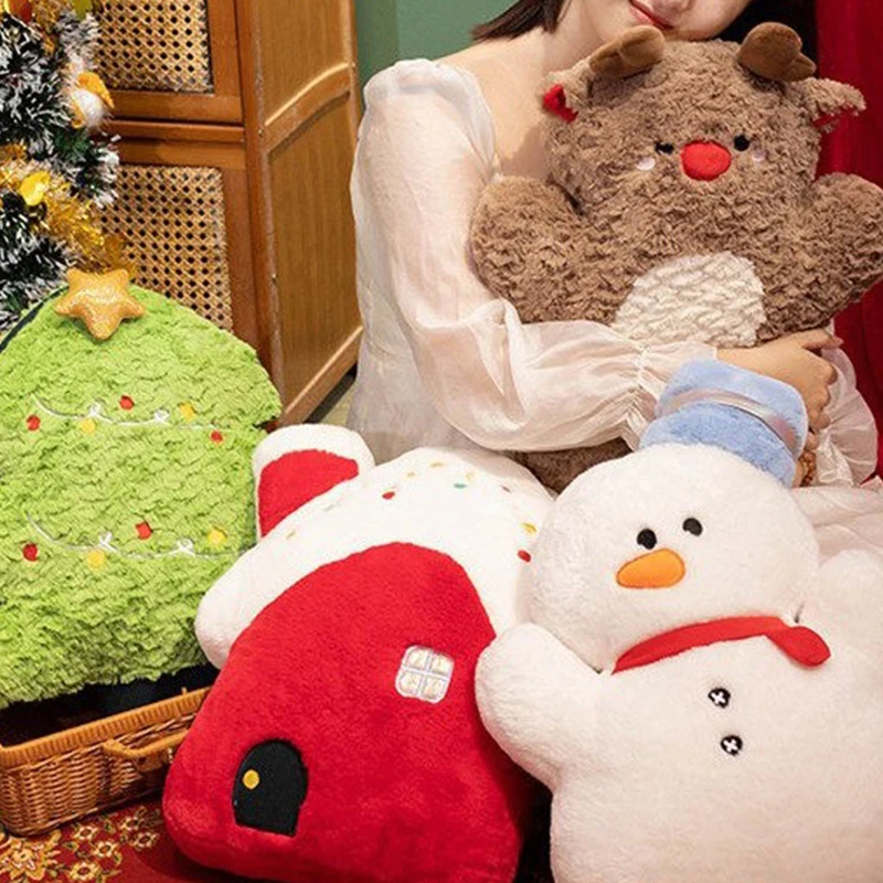Cute Plush Pillow Super Soft Filling Santa Claus Cushion Sofa Cushion Stuffed Dolls Pillow Foot Pad Living Room Decoration
Cute Plush Pillow Super Soft Filling Santa Claus Cushion Sofa Cushion Stuffed Dolls Pillow Foot Pad Living Room Decoration