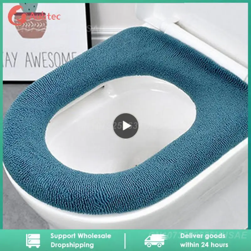 1PCS Winter Warm Toilet Seat Cover Closestool Mat Washable Bathroom Accessories Knitting Pure Color Soft O-shape Pad Bidet Cover
1PCS Winter Warm Toilet Seat Cover Closestool Mat Washable Bathroom Accessories Knitting Pure Color Soft O-shape Pad Bidet Cover