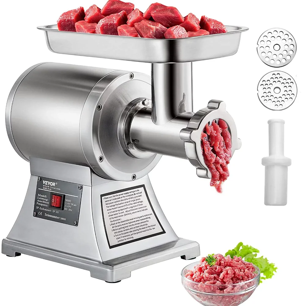 VEVORbrand Commercial Electric Meat Grinder, Commercial Sausage Stuffer Maker, Food Grinders for Industrial and Home Use
VEVORbrand Commercial Electric Meat Grinder, Commercial Sausage Stuffer Maker, Food Grinders for Industrial and Home Use