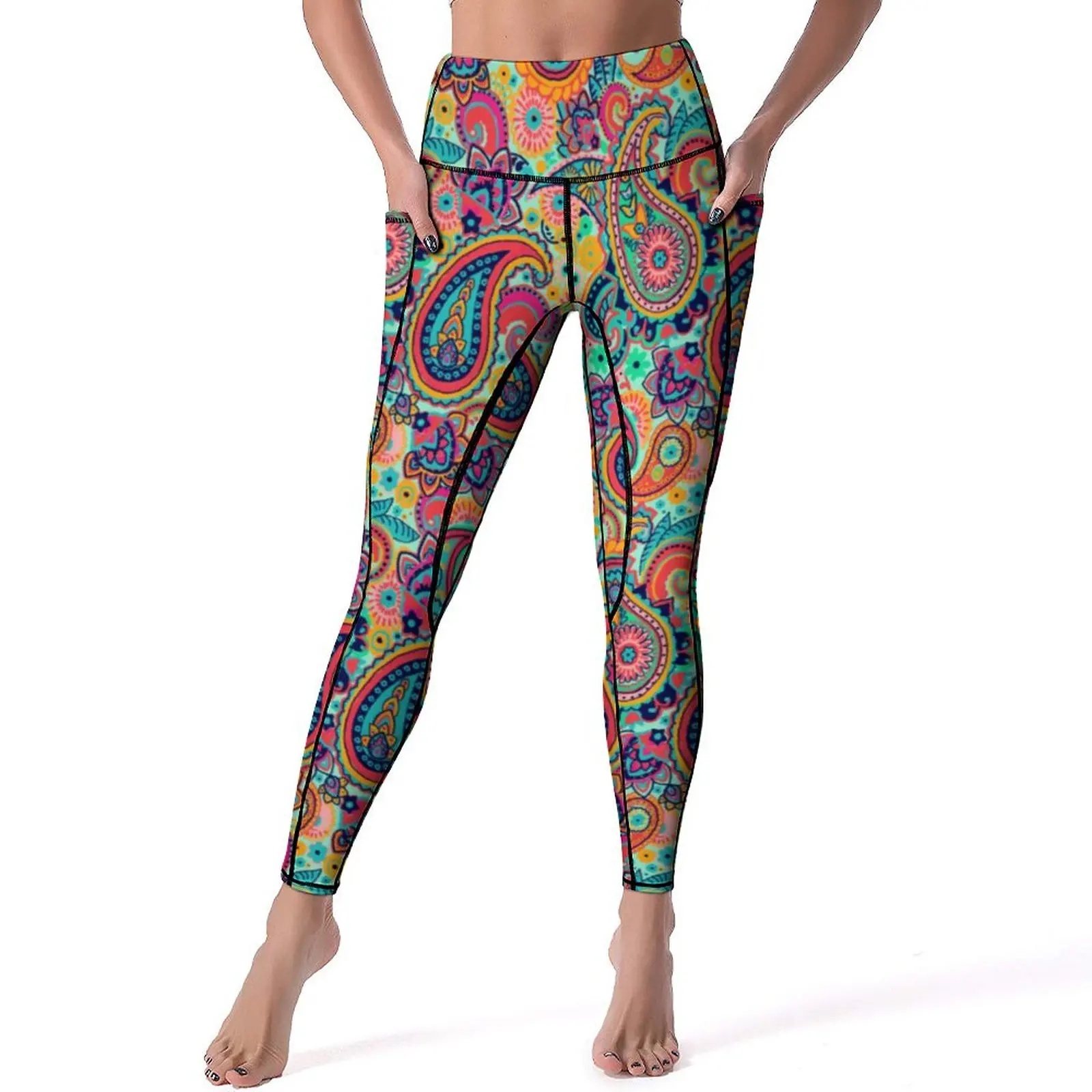 Rainbow Paisley Print Leggings Bright Floral Gym Yoga Pants Push Up Elegant Leggins Quick-Dry Pattern Sport Legging Big Size
Rainbow Paisley Print Leggings Bright Floral Gym Yoga Pants Push Up Elegant Leggins Quick-Dry Pattern Sport Legging Big Size