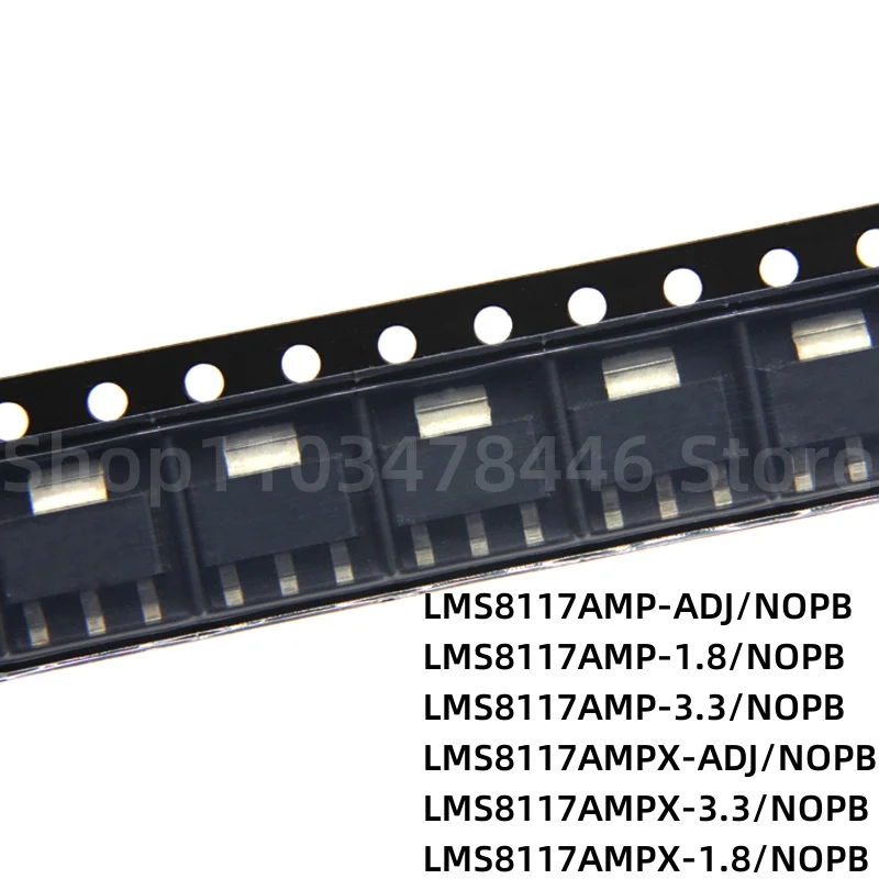 100 штук Φ LMS8117AMP-ADJ LMS8117AMP-1.8 LMS8117AMP-3.3/NOPB SOT223 
100 штук Φ LMS8117AMP-ADJ LMS8117AMP-1.8 LMS8117AMP-3.3/NOPB SOT223