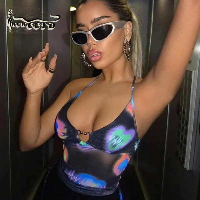 WOWOOTD Summer Lace Up Neck Pull Cord Open Umbilical Sexy Spicy Girl Top womens tops crop top women 
WOWOOTD Summer Lace Up Neck Pull Cord Open Umbilical Sexy Spicy Girl Top womens tops crop top women