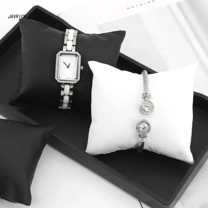 10 PCS Small Bracelet Watch Pillows Jewelry Display Pillows PU Leather Bracelet Watch Pillows for Jewelry Watch Displays
10 PCS Small Bracelet Watch Pillows Jewelry Display Pillows PU Leather Bracelet Watch Pillows for Jewelry Watch Displays