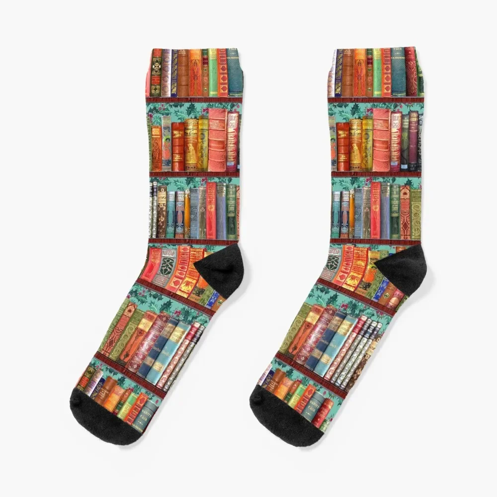 Christmas vintage books, holly Socks Running cotton gym Heating sock Women Socks Men's
Christmas vintage books, holly Socks Running cotton gym Heating sock Women Socks Men's