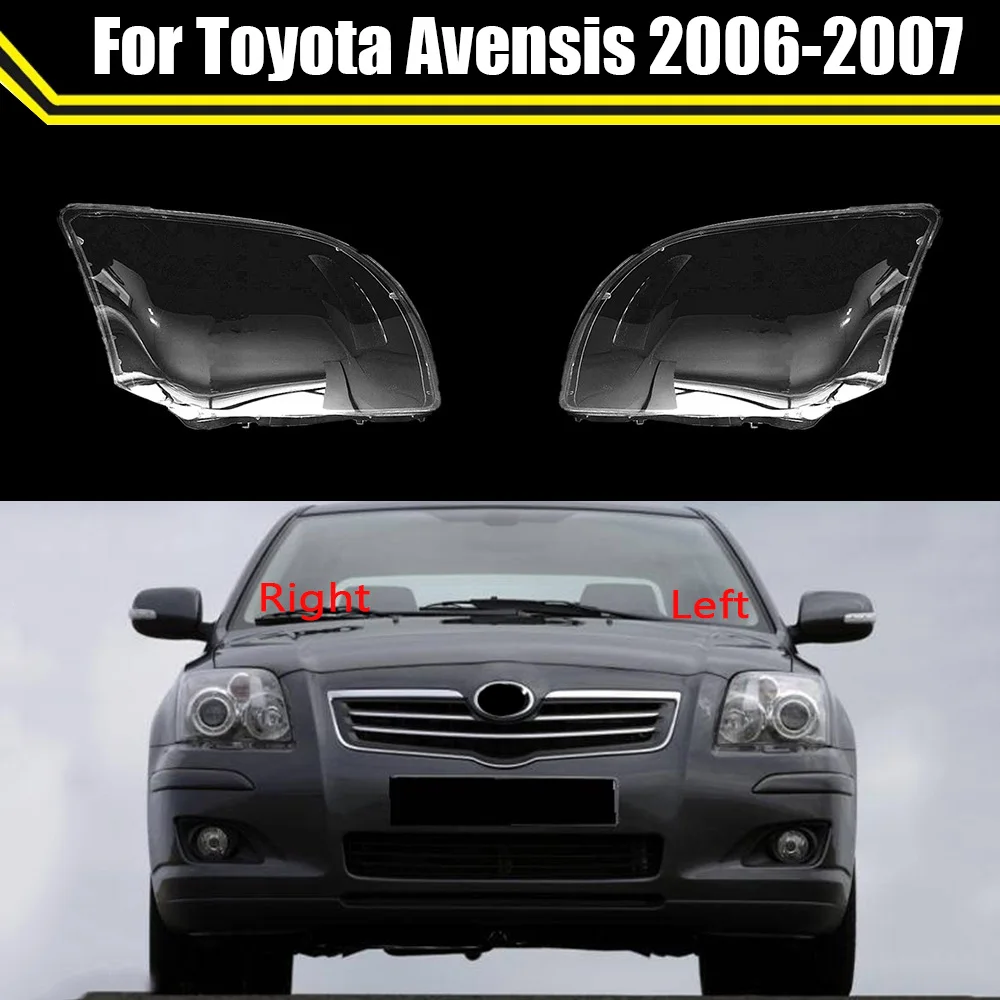 For Toyota Avensis 2006 2007 Car Headlight Lens Glass Auto Shell Headlamp Lampshade Head light Lamp Cover Transparent Lampcover
For Toyota Avensis 2006 2007 Car Headlight Lens Glass Auto Shell Headlamp Lampshade Head light Lamp Cover Transparent Lampcover