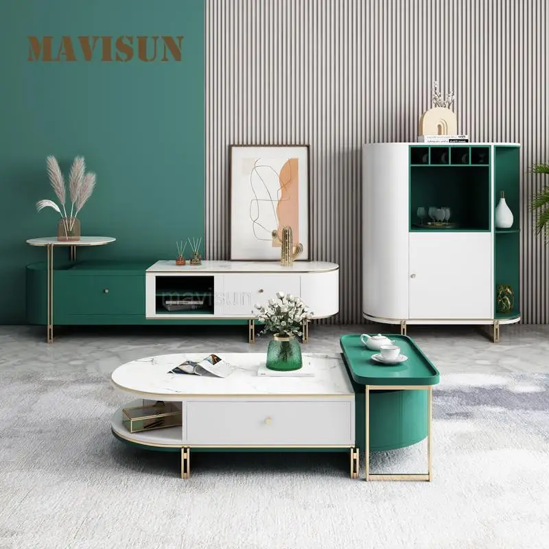 Light Luxury Coffee Table TV Cabinet Combination Nordic Living Room Extendable Floor Cabinet Modern Minimalist Tea Table Set
Light Luxury Coffee Table TV Cabinet Combination Nordic Living Room Extendable Floor Cabinet Modern Minimalist Tea Table Set