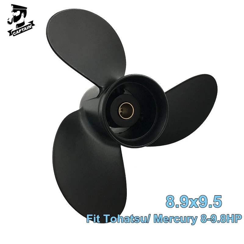 Captain Propeller 8.9x9.5 Fit Tohatsu Mercury Outboard Engines 8HP 9.8HP MFS8/9.8 NSF8/9.8 9.9HP 12 Tooth Splines 3B2B64519-1
Captain Propeller 8.9x9.5 Fit Tohatsu Mercury Outboard Engines 8HP 9.8HP MFS8/9.8 NSF8/9.8 9.9HP 12 Tooth Splines 3B2B64519-1