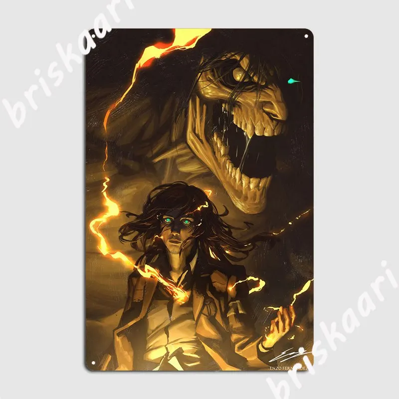 Attack On Titan Poster Metal Plaque Home Wall Decor Wall Pub Vintage Tin Sign Poster
Attack On Titan Poster Metal Plaque Home Wall Decor Wall Pub Vintage Tin Sign Poster