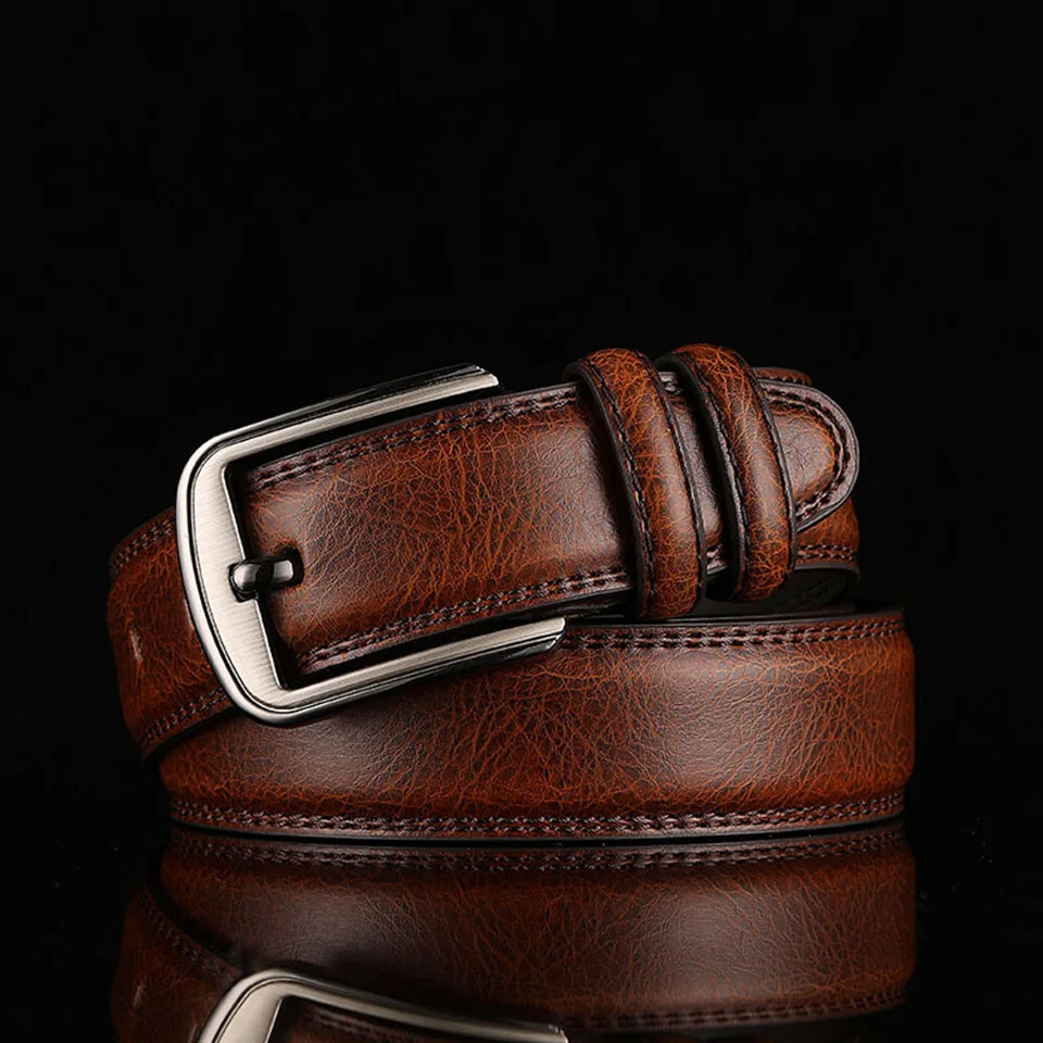 High Quality Cowhide Men's Buckle Punching Belt Real Leather Business Casual Waist Cover Korean Luxury Work Clothes Design Belt
High Quality Cowhide Men's Buckle Punching Belt Real Leather Business Casual Waist Cover Korean Luxury Work Clothes Design Belt
