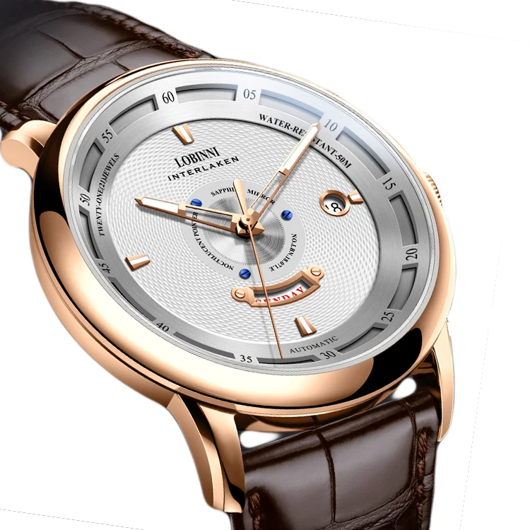 LOBINNI 18071 custom minimalist style wrist watch luminous mechanical watches men automatic
LOBINNI 18071 custom minimalist style wrist watch luminous mechanical watches men automatic