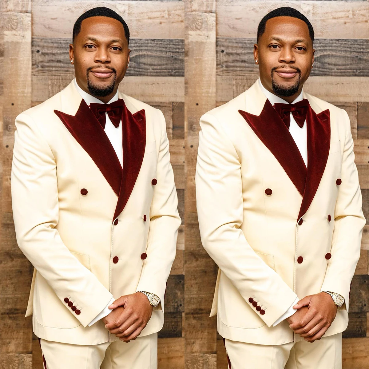 Elegant Men Suits Tuxedo Flannel Peaked Lapel Double Breasted Customized 2 Pieces Groom Blazer Pants Tailored Party Formal
Elegant Men Suits Tuxedo Flannel Peaked Lapel Double Breasted Customized 2 Pieces Groom Blazer Pants Tailored Party Formal