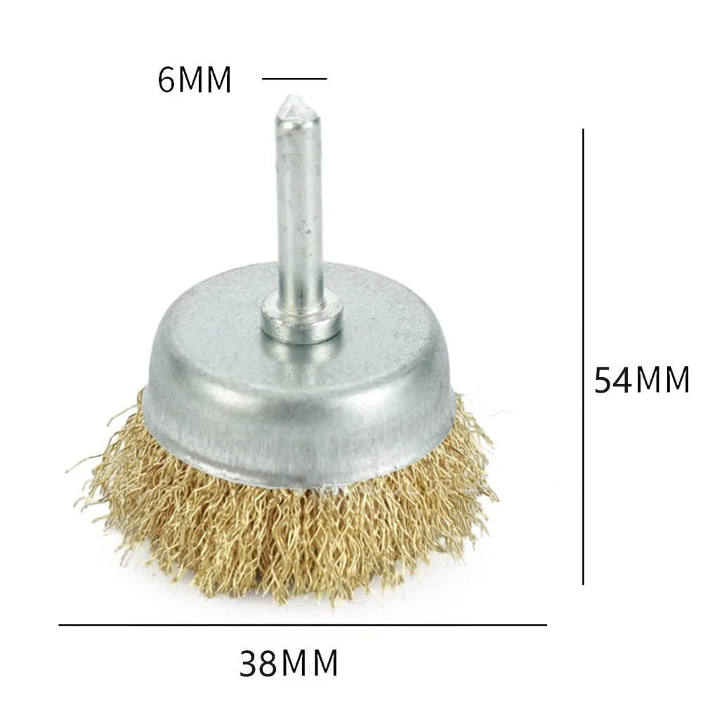 Professional Stainless Steel Wire Wheel Brush for Grinder Rotary Tool 6mm Shank Copper Plating Rust and Paint Removal
Professional Stainless Steel Wire Wheel Brush for Grinder Rotary Tool 6mm Shank Copper Plating Rust and Paint Removal