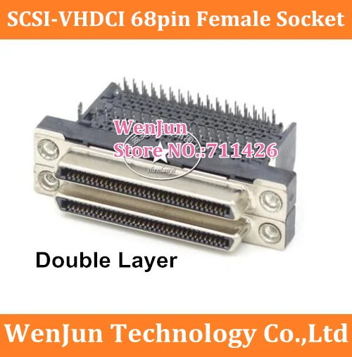 Высококачественный SCSI HMCR68FS 68pin гнездовой 90-градусный разъем питания 0,8 мм VHDCI68 двухслойный гнездовой разъем PCB
Высококачественный SCSI HMCR68FS 68pin гнездовой 90-градусный разъем питания 0,8 мм VHDCI68 двухслойный гнездовой разъем PCB