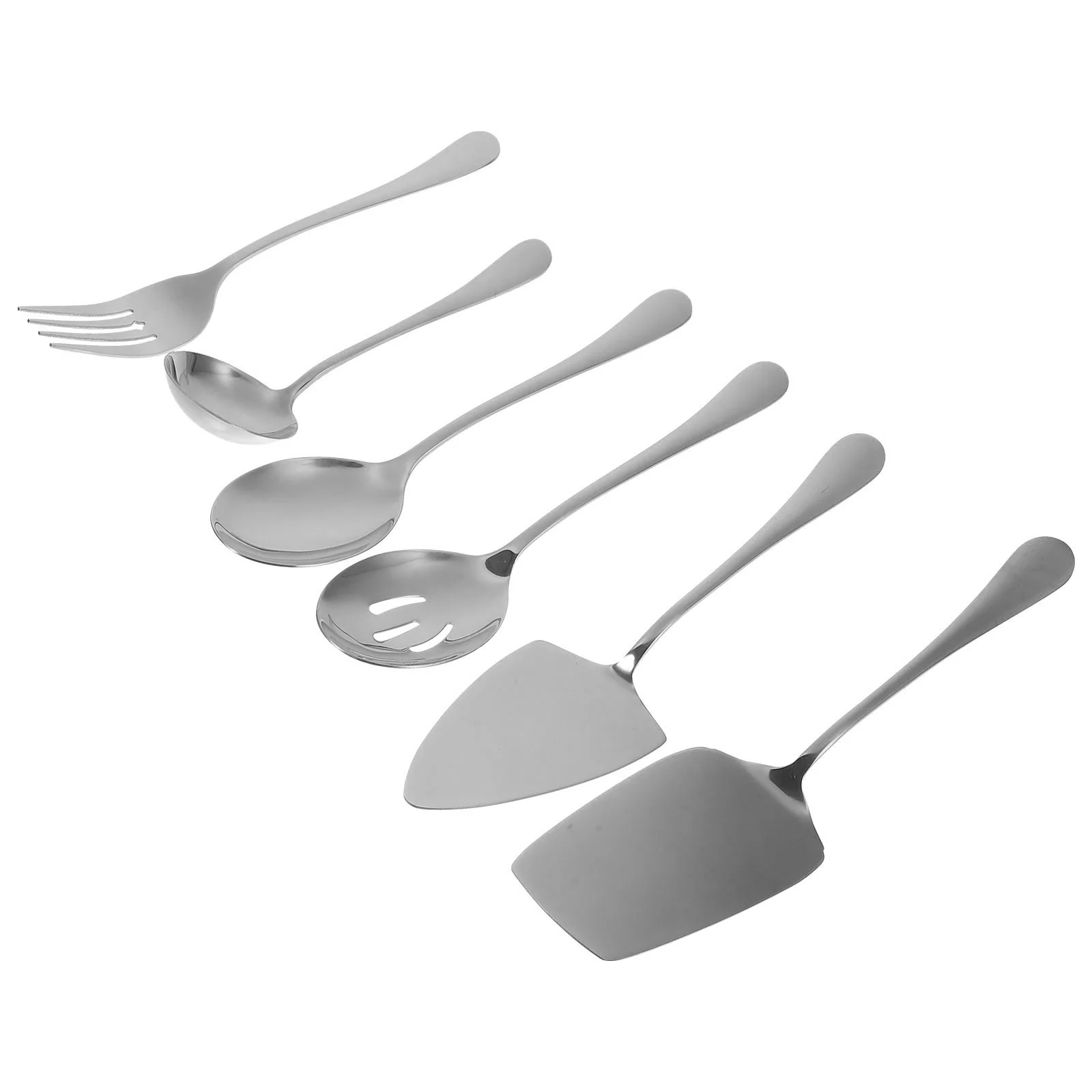 

1 Set Party Serving Utensil Wedding Cake Server Spatula Dessert Fork Spoon