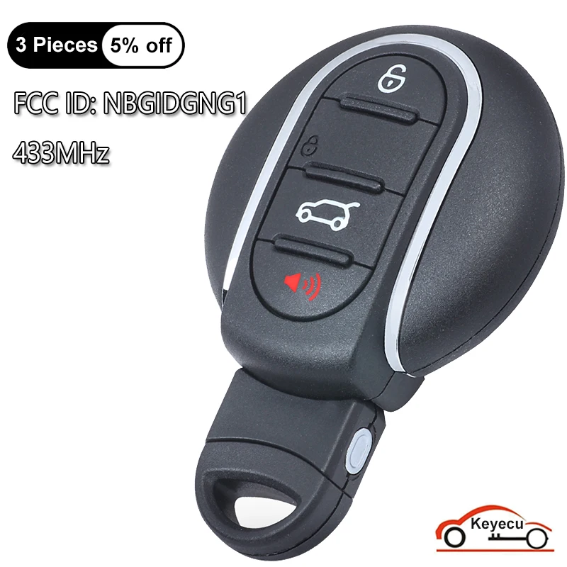 KEYECU 4 кнопки 433 МГц 434 МГц для BMW Mini Cooper Clubman 2015 2016 2017 2018 2019 Авто OEM ФКС # NBGIDGNG1
KEYECU 4 кнопки 433 МГц 434 МГц для BMW Mini Cooper Clubman 2015 2016 2017 2018 2019 Авто OEM ФКС # NBGIDGNG1