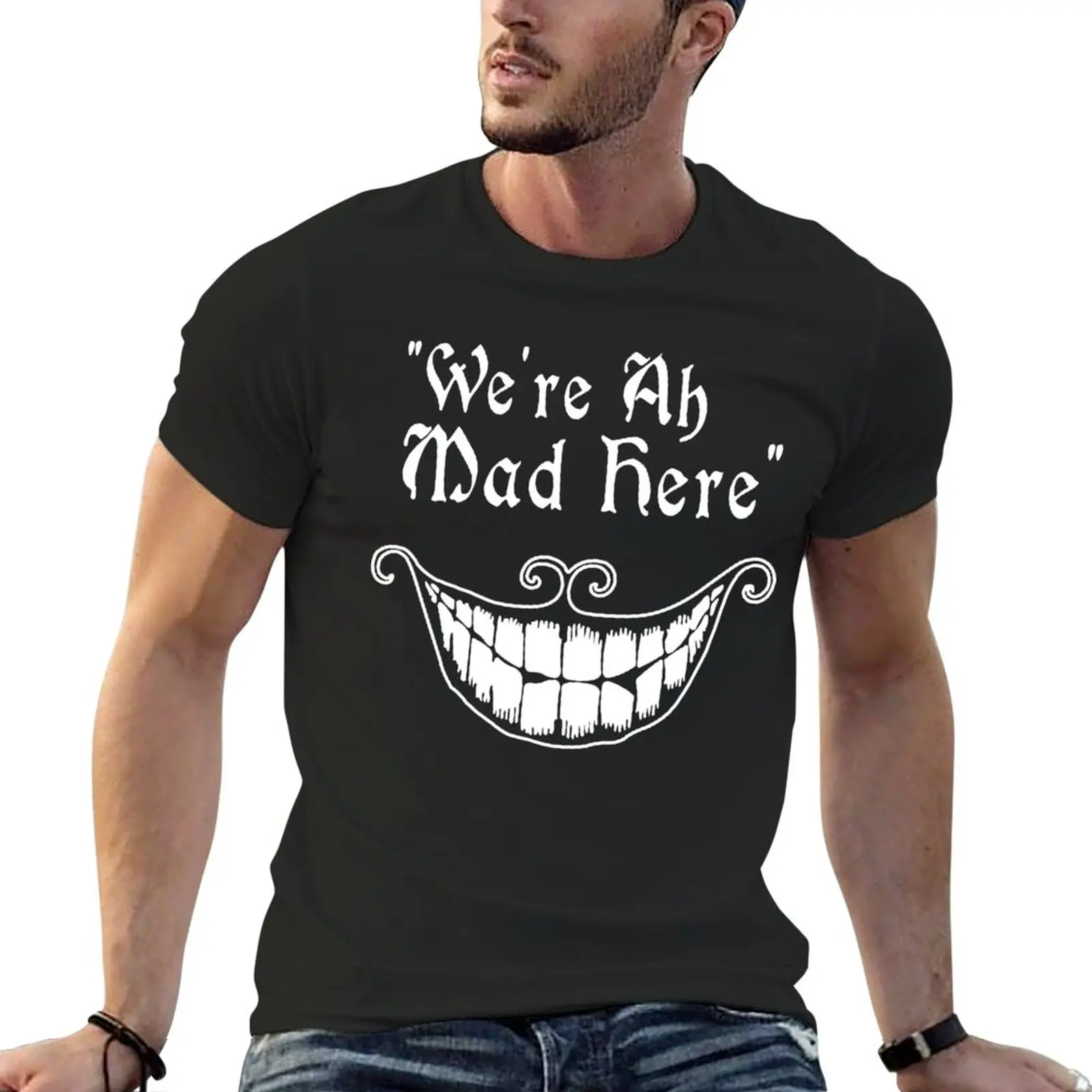 were all mad here Funny Geek Nerd T-Shirt quick drying summer top vintage clothes t shirt men
were all mad here Funny Geek Nerd T-Shirt quick drying summer top vintage clothes t shirt men