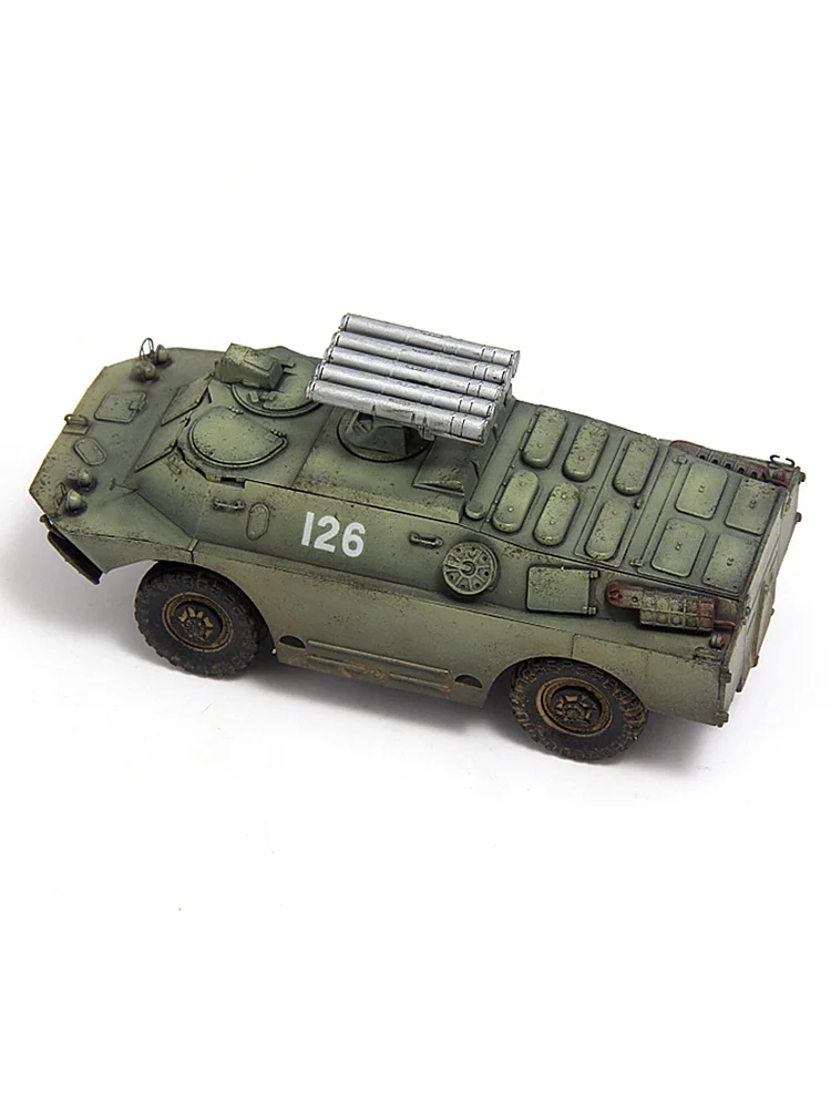 1/72 Scale Russian BRDM-2 Wheeled 9P148 Missile Launcher Militarized Combat Finished Vehicle Model Collection Toy Gift
1/72 Scale Russian BRDM-2 Wheeled 9P148 Missile Launcher Militarized Combat Finished Vehicle Model Collection Toy Gift