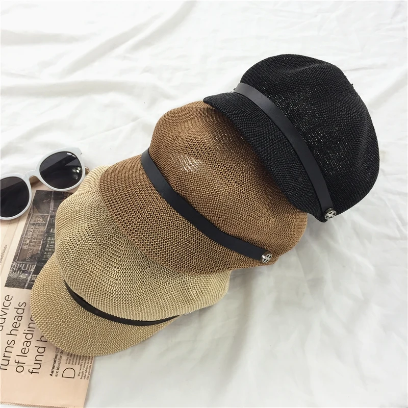 Hat Summer Korean Version All-match Navy Hat Women's Summer Linen Breathable Duck Tongue Octagon Sun Shield English Beret
Hat Summer Korean Version All-match Navy Hat Women's Summer Linen Breathable Duck Tongue Octagon Sun Shield English Beret