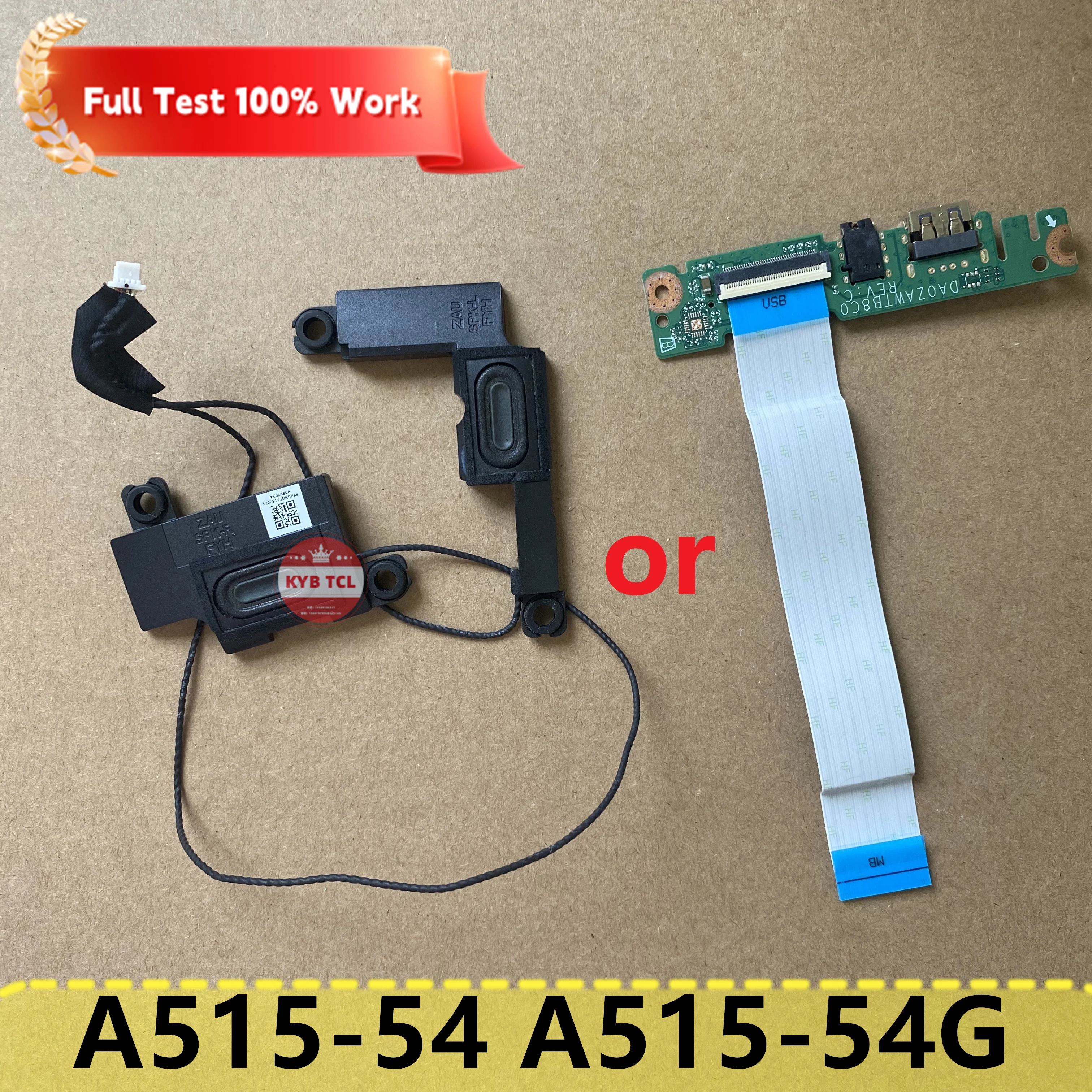 For Acer Aspire A515-54-513C A515-54 A515-54G A515-54G-53H6 Laptop Speaker or USB Audio Io Pc Board or Cable DA0ZAWTB8C0
For Acer Aspire A515-54-513C A515-54 A515-54G A515-54G-53H6 Laptop Speaker or USB Audio Io Pc Board or Cable DA0ZAWTB8C0